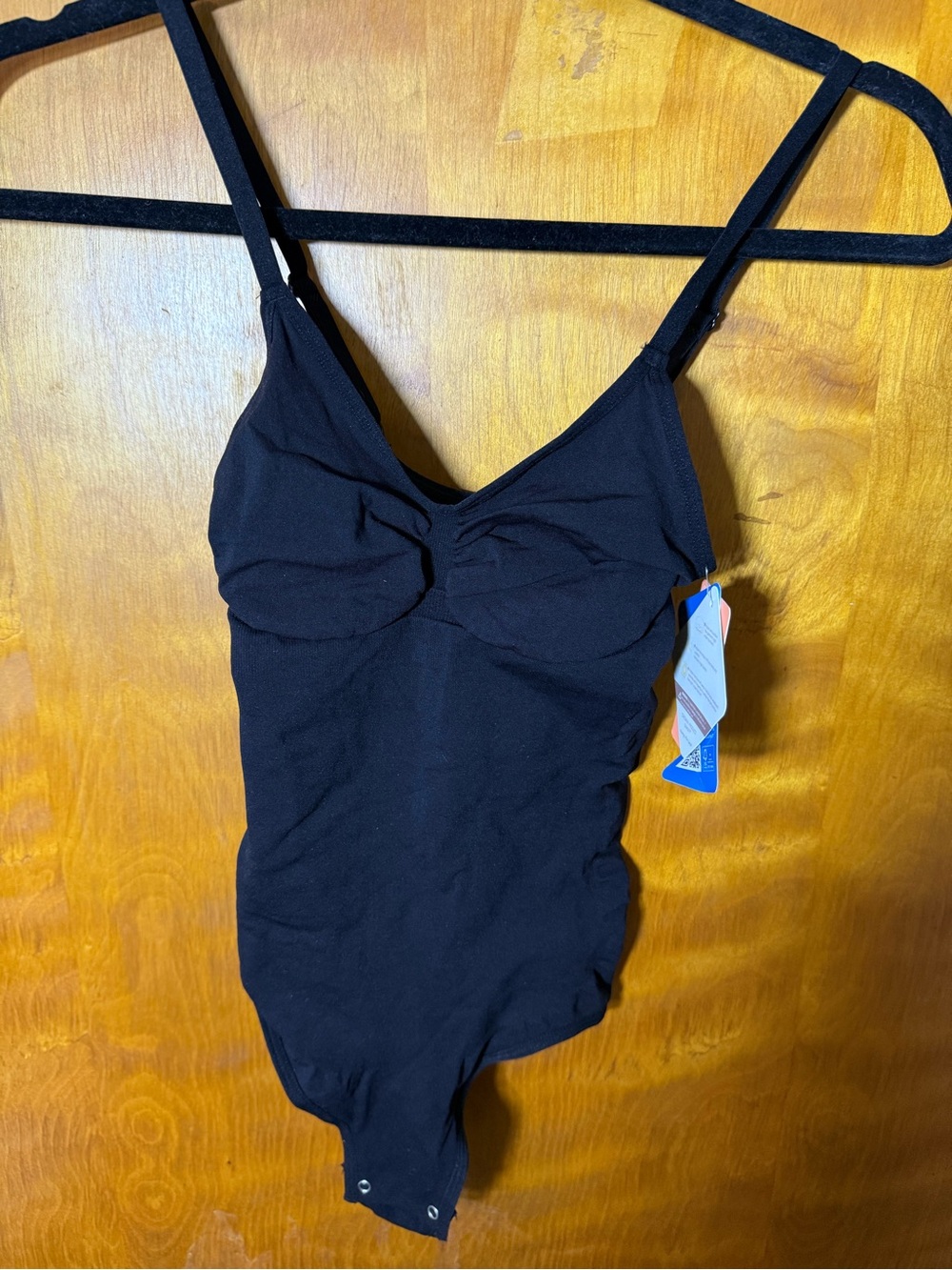 NWT Black Seamless Shapewear Bodysuit XS/S